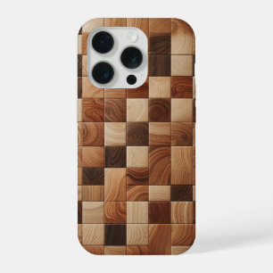 Artisan Natural Wood Grain Mosaic Phone Case