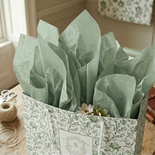 Artisan Sage Green Luxury Solid Colour Tissue Pape Paper