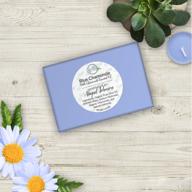 Artisan Soap Blue Chamomile Label 🧼 (Creator Uploaded)