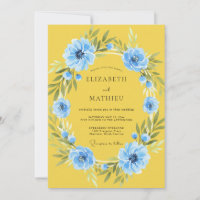 Artisan Yellow Cornflower Wildflower Wedding