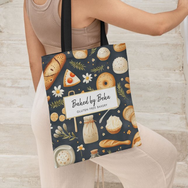 Artisanal Delights Bakery, Bread, Pastries  Tote Bag (Creator Uploaded)