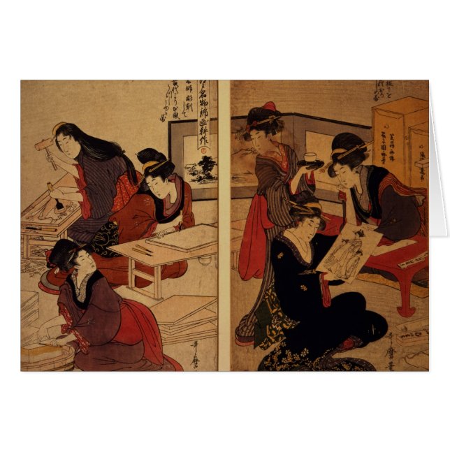 Artisans Making a Woodcut, c.1857 (Front Horizontal)