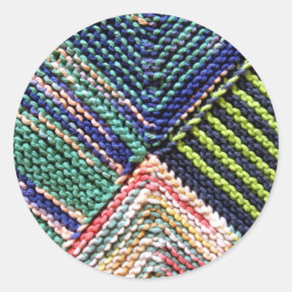 Artisanware Knit Classic Round Sticker