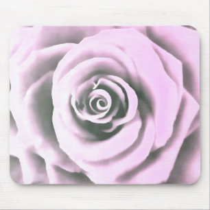Artisitc Big Pale Peach Rose Mouse Pad