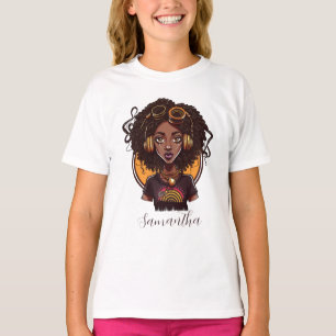 Artist Afro Woman T-Shirt