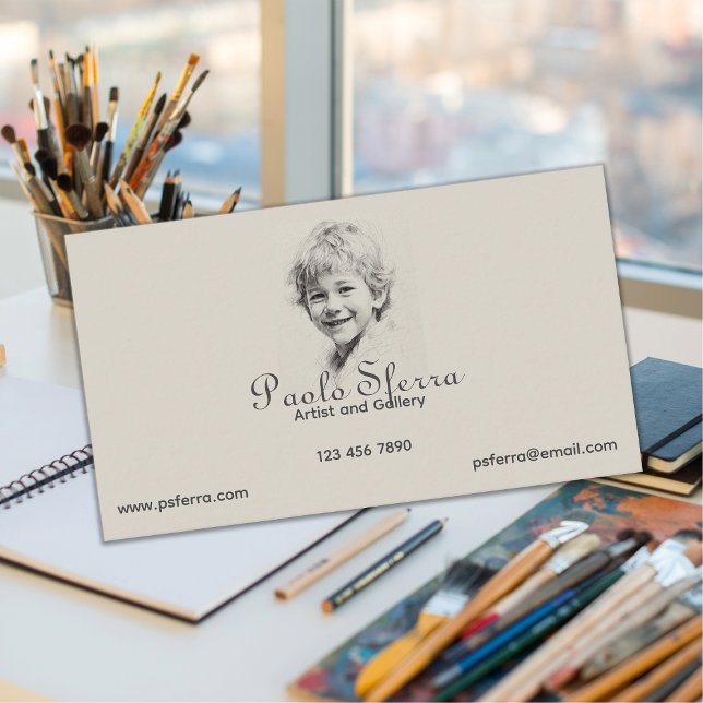 Artist and Gallery Business Card (Creator Uploaded)