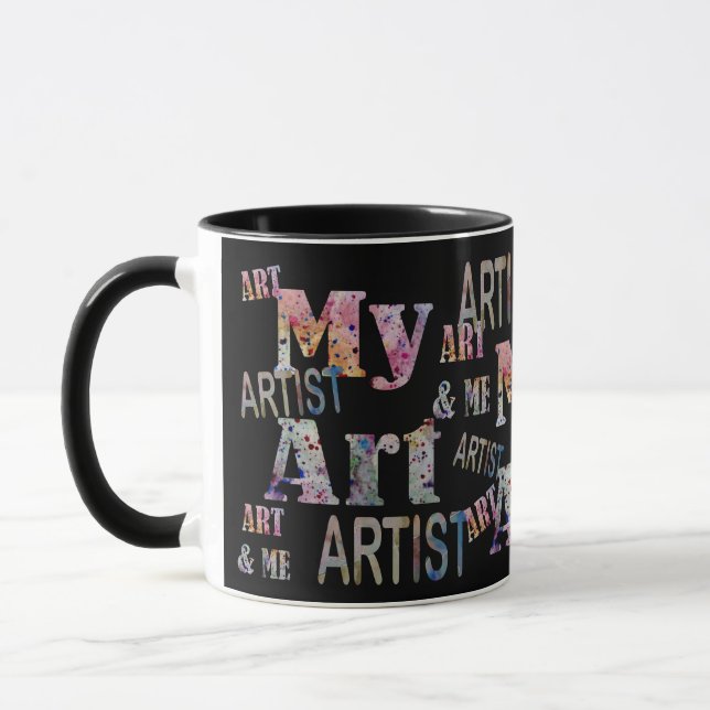 Artist Art Artistic Artsy Cool Fun Gift Mug (Left)