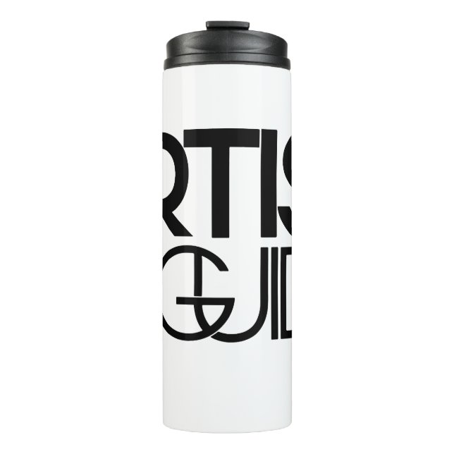 Artist As Guide White Travel Mug (Front)