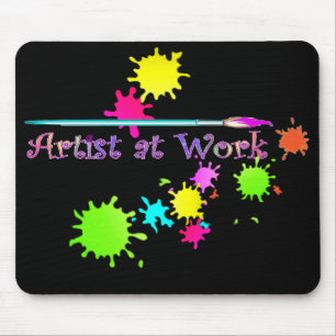 ARTIST at WORK by SHARON SHARPE Mouse Pad