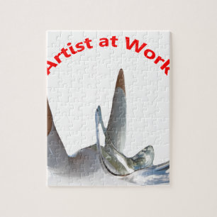 Artist at Work Jigsaw Puzzle