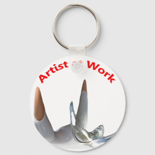 Artist at Work Key Ring