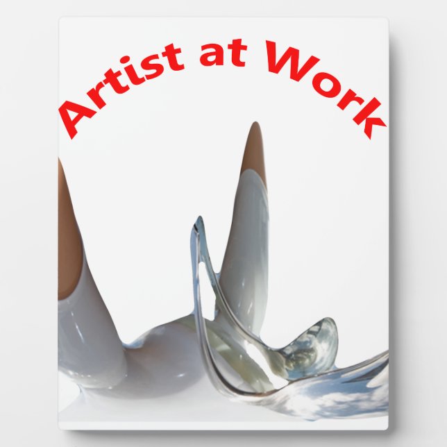 Artist at Work Plaque (Front)