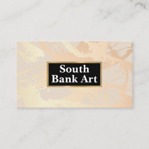 Artist Brush Strokes   Abstract Layers Business Card