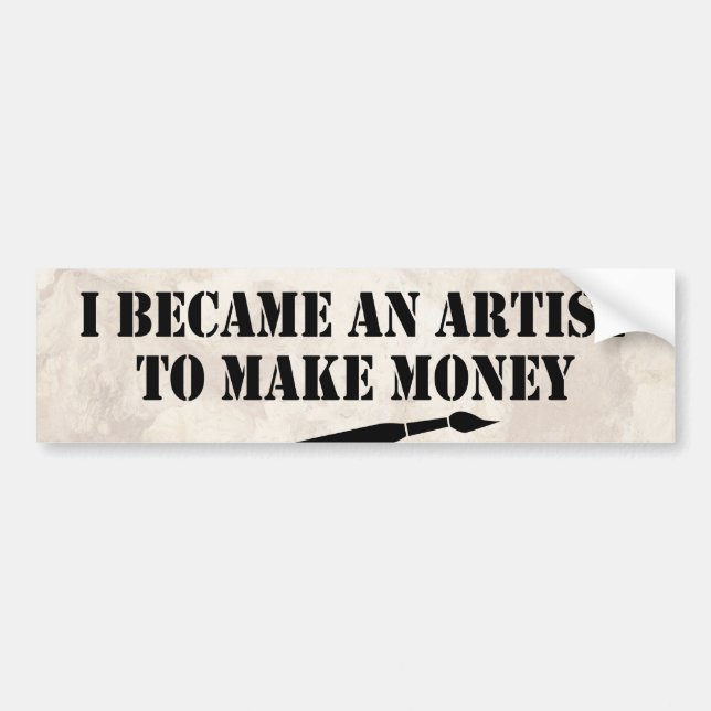 Artist Bumper Sticker (Front)
