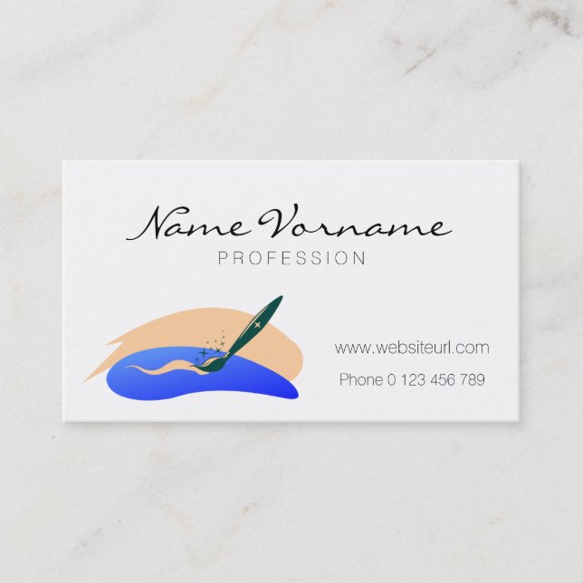 artist business card (Front)