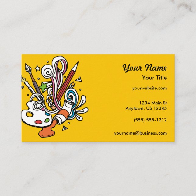 Artist Business Card (Front)