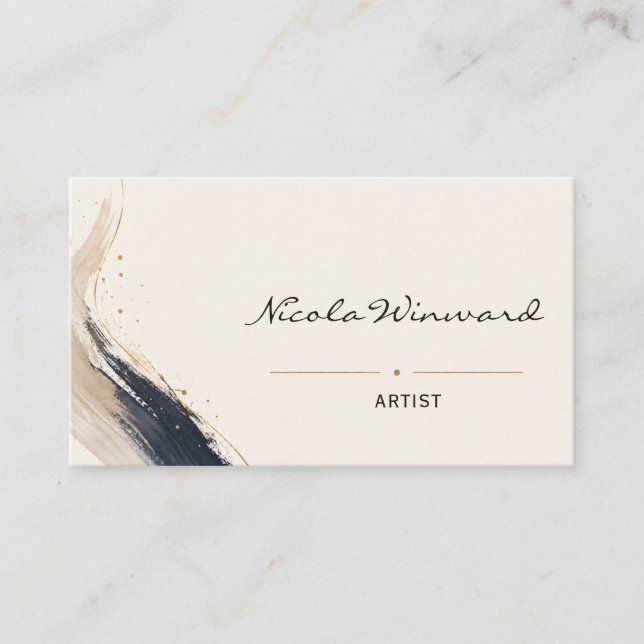 Artist Business Card (Front)