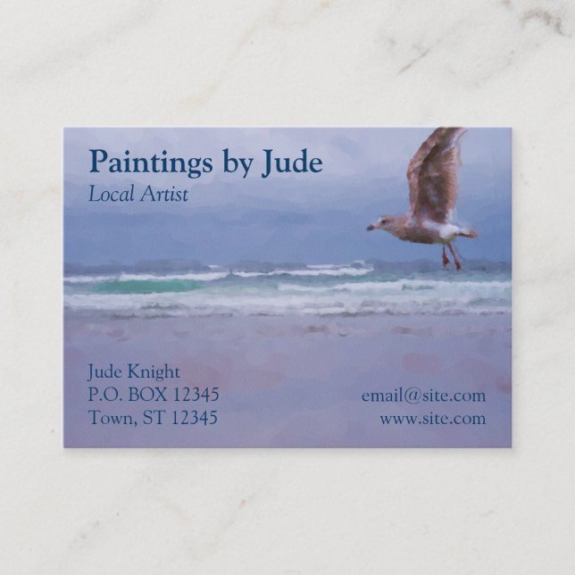 Artist Business Card (Front)