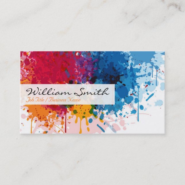 Artist Business Card (Front)