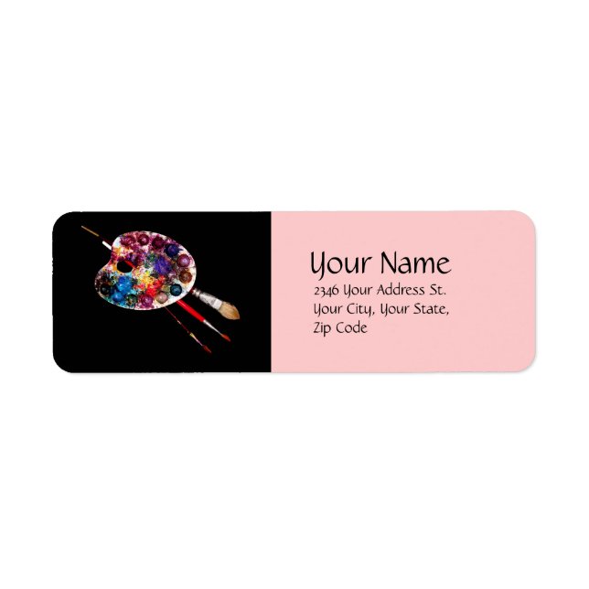 ARTIST COLOUR PALETTE ,black pink (Front)