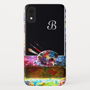 ARTIST COLOUR PALETTE MONOGRAM Black Case-Mate iPhone Case