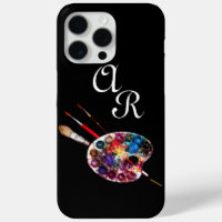 ARTIST COLOUR PALETTE MONOGRAM Black