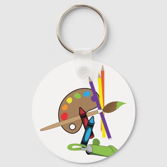 Artist Colour Pallet Key Ring (Front)