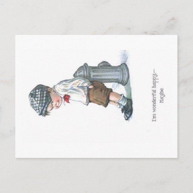 Artist Comic Children Old Postcard (Front)