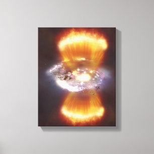 Artist concept of a galaxy canvas print