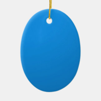 Artist Created Blue Colour Shade :Add txt n image Ceramic Tree Decoration