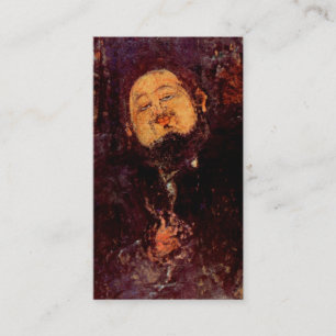 Artist Diego Rivera portrait painted by Modigliani Business Card