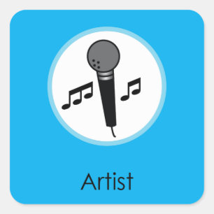 Artist Doljabi Doljanchi Dol Korean birthday Square Sticker