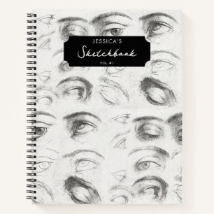 Artist Drawing Art Sketchbook Custom Name  Notebook