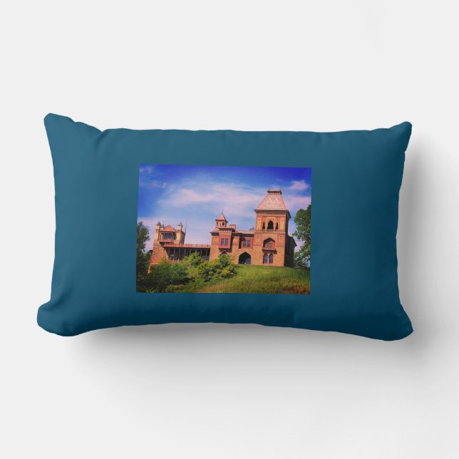 Artist Frederic Edwin Church Hudson, NY Estate Lumbar Cushion (Front)