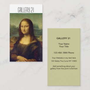 Artist Gallery Classic Business Cards