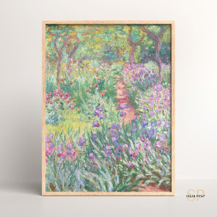 Artist Garden in Giverny 1900 Claude Monet Famous  Poster