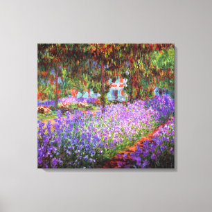Artist Garden Monet Fine Art Canvas Print