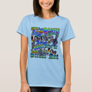 Artist Graffiti Text Shirt