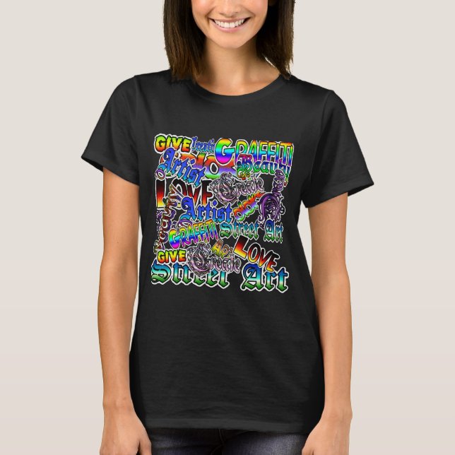 Artist Graffiti Text Shirt (Front)