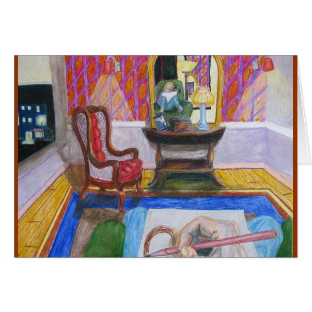 Artist in Room with Red Chair (Front Horizontal)