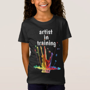 Artist in Training, w/ spattered paint T-Shirt