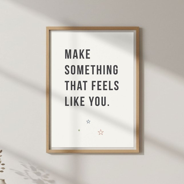 Artist Inspiration Quote. Minimal Creative Poster (Creator Uploaded)