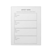 Artist Join Mailing List Art Show