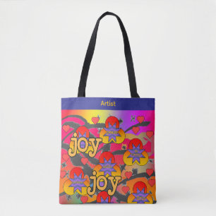  Artist Joy Fun  Tote Bag