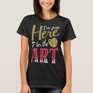 Artist Outfit Apparel for Painter Sketching Paint  T-Shirt