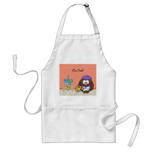 artist owl standard apron