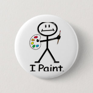Artist:paint 6 Cm Round Badge