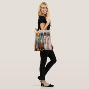Artist Paint Brush Tote Bag