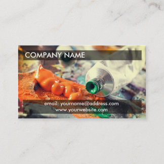 Artist Painter Business Card