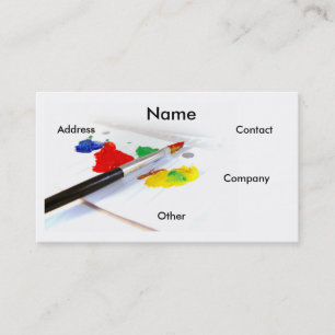 Artist Painter Business Card